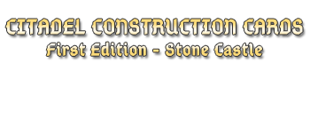 Citadel Construction Cards - Volume One - Stone Castle logo