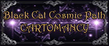 Black Cat Cosmic Path Cartomancy logo