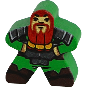 Dwarf, Green - Character Meeple Thumbnail