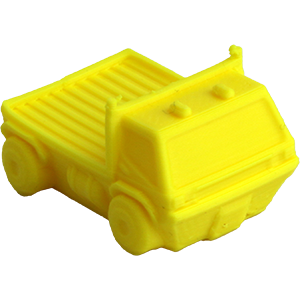 Truck, Flatbed, Yellow Thumbnail