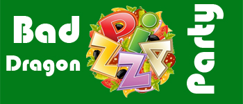 Bad Dragon Pizza Party logo