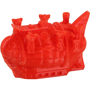 Ship, Air, Steampunk, Red Thumbnail