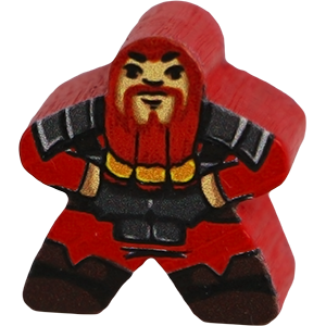 Dwarf, Red - Character Meeple Thumbnail