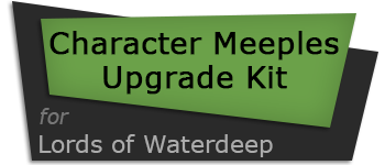 Character Meeples Upgrade Kit for Lords of Waterdeep logo