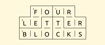 Four-Letter Blocks - Intro logo