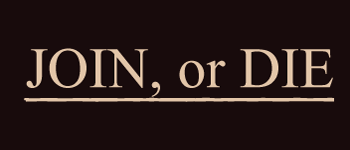 Join or die logo