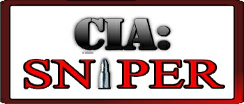 CIA Sniper: solitaire board game logo