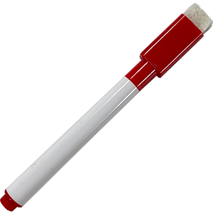 Marker, Dry-Erase, Fine, Red Thumbnail