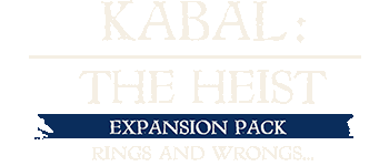 Kabal: The Heist Expansion: Rings and Wrongs logo