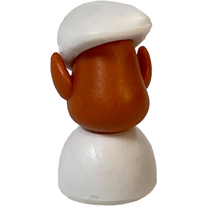 Flat Cap, White, Bronze Thumbnail