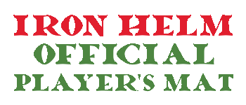 Iron Helm - Player's Mat logo