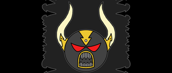 Evil Marines (WMS: The Card Game Race Deck) logo