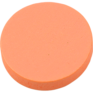 Disc, 20mm x 5mm, Pastel Orange Thumbnail