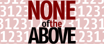 None of the Above logo