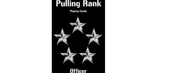 Pulling Rank Playing Cards- Officer Deck logo