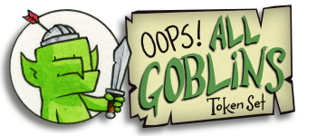 Oops! All Goblins token set logo
