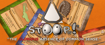 STOOPID The card game logo