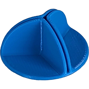 Card Connector, 120-degree, Blue Thumbnail