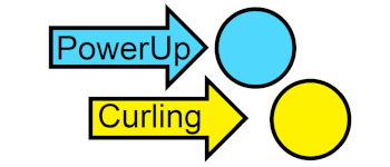 PowerUp Curling logo