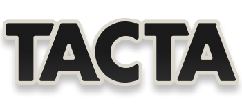 Tacta: Blue and Red logo