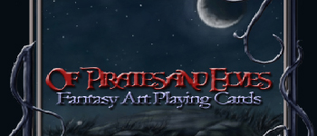 Of Pirates and Elves: 60 Card Fantasy Art Playing Cards logo