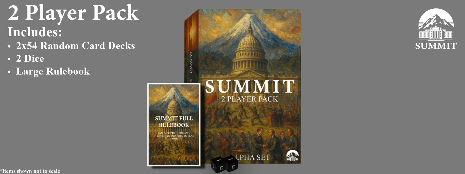 Summit Card Game: 2 Player Pack
