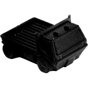 Truck, Flatbed, Black Thumbnail