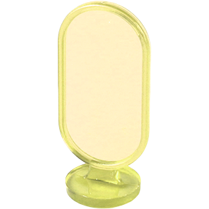 Sticker Pawn, Transparent, Yellow Thumbnail