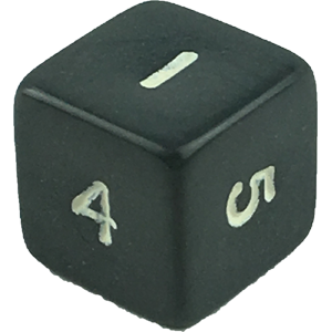 D6, 15mm, Numeral, Grey Thumbnail