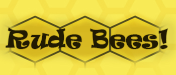 Rude Bees!  logo
