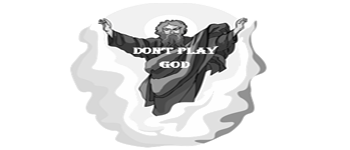 Don't Play God logo