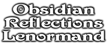 Obsidian Reflections Lenormand Bridge-Sized Deck logo