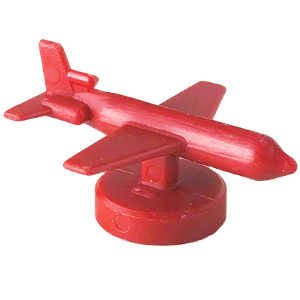 Airplane, Small, Red Thumbnail
