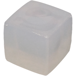 Ice Cube, 12mm, Transparent, White Thumbnail