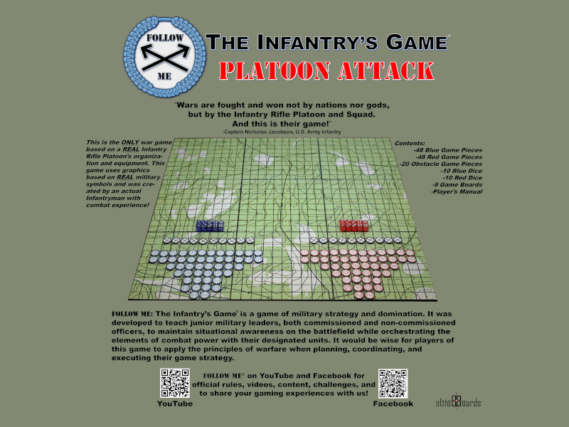 Jeu De Plateau INFANTRY / ATTACK - Miniatures - Partie #71 - Occasion