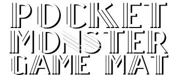Pocket Monster Game Mat logo