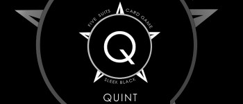 Quint Playing Cards - Sleek Black logo