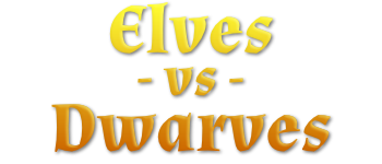 Elves vs Dwarves logo