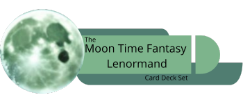 Moon Time Fantasy Lenormand Deck | Guidebook | Insert | Box  logo