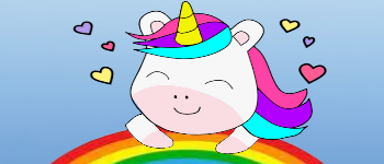 Unicorns Love Rainbows logo