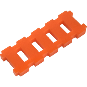 Acrylic Train Track, Orange Thumbnail