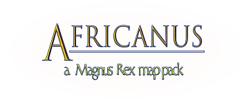 Magnus Rex: Africanus logo