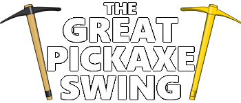The Great Pickaxe Swing logo