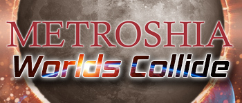 Metroshia Worlds Collide: 1. Post Apocalyptic Commando Shark logo