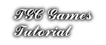 TGC Games Tutorial logo