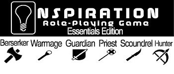 Inspiration - A Deckbuilding Tabletop RPG Essential Edition logo