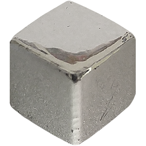 Ice Cube, 8mm, Opaque, Silver Thumbnail