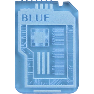 Keycard, Fluorescent Blue Thumbnail