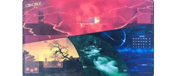 The Crucible Player Mat logo