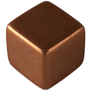 Ice Cube, 10mm, Copper Thumbnail